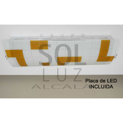 Plafón de cocina LED en marrón