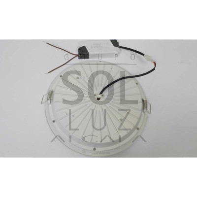 Downlight empotrable led redondo blanco