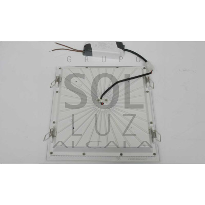 Downlight empotrable led cuadrado blanco