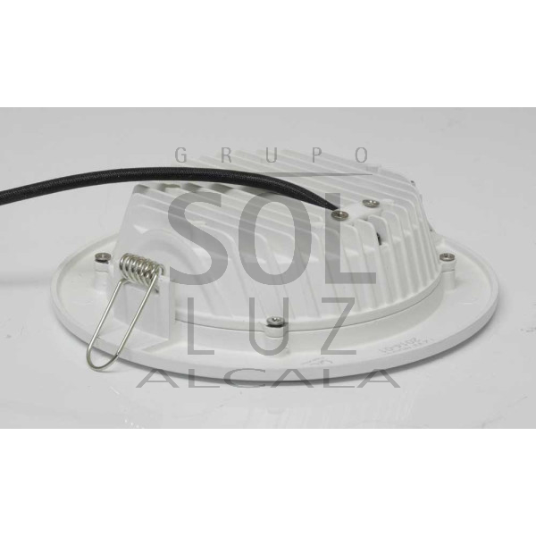 Downlight led empotrable redondo blanco