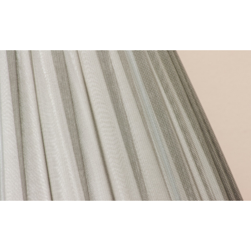 Pantalla de seda fruncida en color gris 50cm