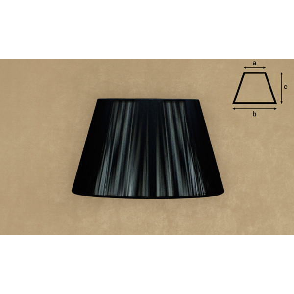 Pantalla de hilo en color negro 30cm
