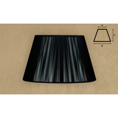 Pantalla de hilo en color negro 40cm