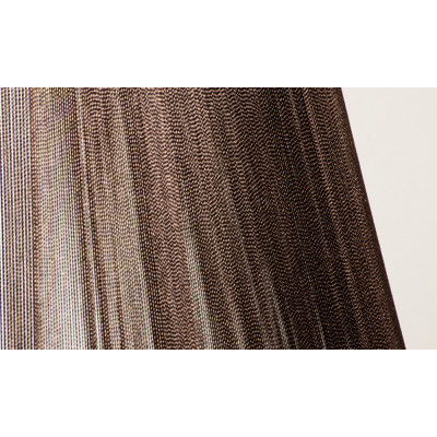 Pantalla de hilo en color marrón 30cm