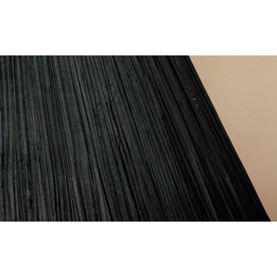 Pantalla fruncida en color negro 15cm