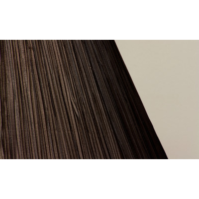 Pantalla fruncida en color marrón 40cm
