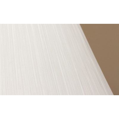 Pantalla fruncida en color blanco 35cm