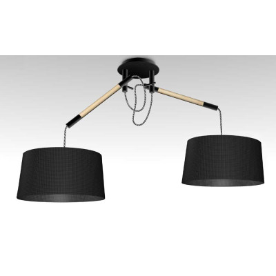 Lámpara moderna MANTRA de la colección NORDICA en negro