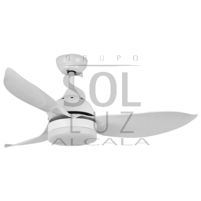 Ventilador Mod. ROMA Motor DC. Blanco | LuzAlcala.com