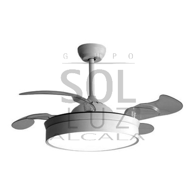 Ventilador Mod. MILAN Motor DC. Blanco| LuzAlcala.com