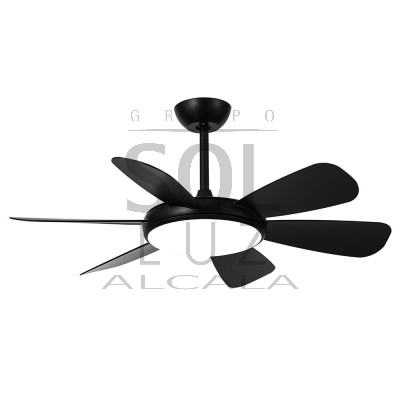 Ventilador Mod. ANKARA Motor DC. Negro | LuzAlcala.com