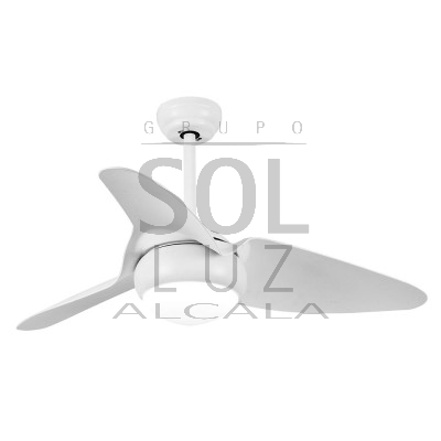 Ventilador Mod. ATENAS Motor DC. Blanco | LuzAlcala.com