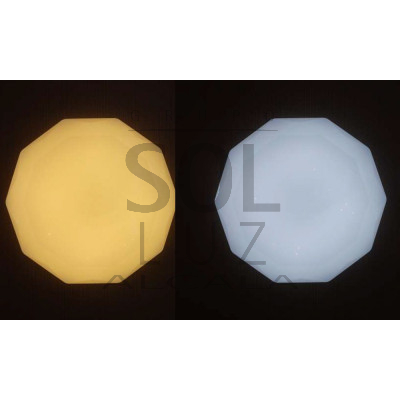 Plafón Diamante de LED 40cm | Luz ALcalá