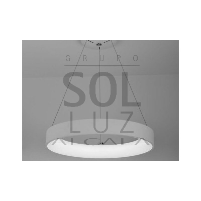 Lámpara Colgante Colección Círculo en Blanco 60cm | Luz Alcalá