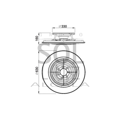 Ventilador Mod. ALISIO de MANTRA en Blanco | LuzAlcala.com