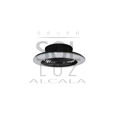 Ventilador Mod. ALISIO de MANTRA MINI en Negro | LuzAlcala.com