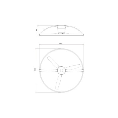 Ventilador Mod. NEPAL de MANTRA en plata/nogal | LuzAlcala.com