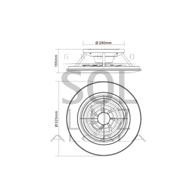 Ventilador Mod. ALISIO de MANTRA MINI en Blanco | LuzAlcala.com