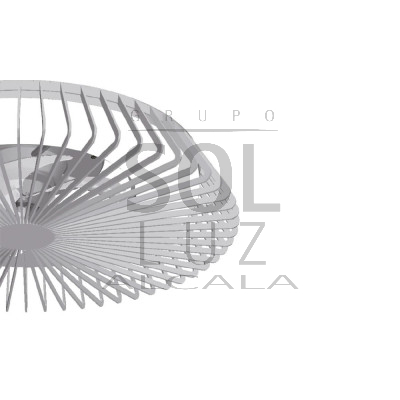 Ventilador Mod. HIMALAYA de MANTRA en Plata | LuzAlcala.com