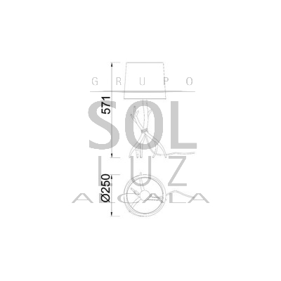 Lámpara de Sobremesa de MANTRA de la Colección SABINA | LuzAlcala.com