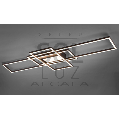 Plafón LED diseño moderno acabado antracita | LuzAlcala.com