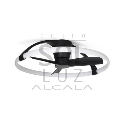 Ventilador Mod. NEPAL MINI de MANTRA en Negro | LuzAlcala.com