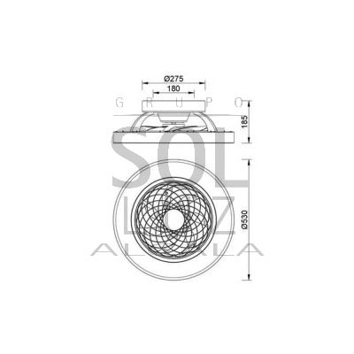 Ventilador Mod. TIBET MINI de MANTRA en Blanco | LuzAlcala.com