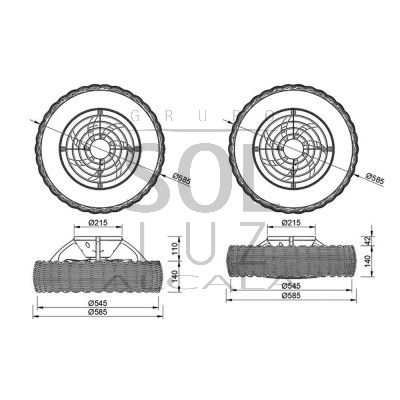 Ventilador Mod. KILIMANJARO MINI de MANTRA | LuzAlcala.com