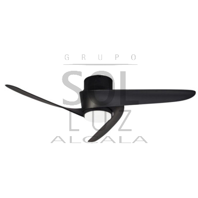 Ventilador Mod. ISLAND de MANTRA en negro | Luz Alcalá