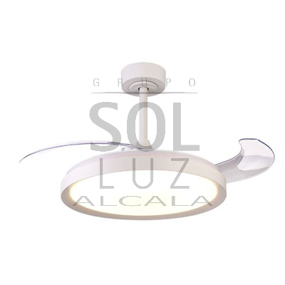 Ventilador Mod. MISTRAL de MANTRA en blanco | Luz Alcalá