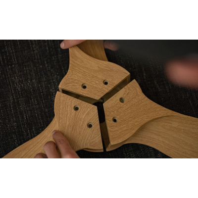 Ventilador Mod. NEPAL II de MANTRA en blanco/madera | LuzAlcala.com