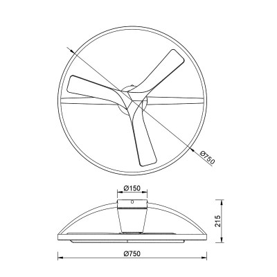 Ventilador Mod. NEPAL II de MANTRA en blanco/madera | LuzAlcala.com