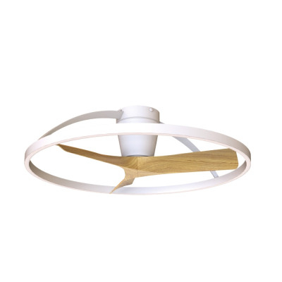Ventilador Mod. NEPAL II de MANTRA en blanco/madera | LuzAlcala.com