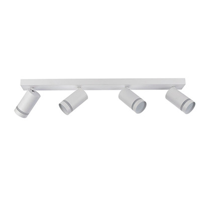 Regleta de Foco con 4 Luces Orientable en Blanco | LuzAlcala.com Regleta de Foco con 4 Luces Orientable en Blanco | LuzAlcala.com