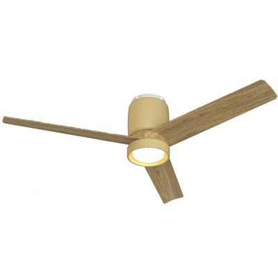 Ventilador Mod. CERAMICA de MANTRA en beige/madera | LuzAlcala.com
