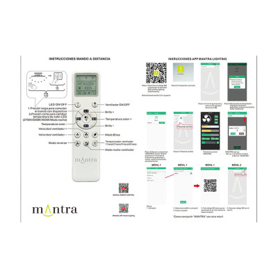 Ventilador Mod. GROENLAND M de MANTRA en blanco | LuzAlcala.com