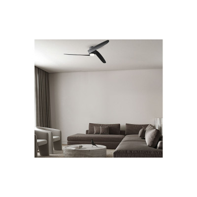 Ventilador Mod. GROENLAND M de MANTRA en Negro | LuzAlcala.com