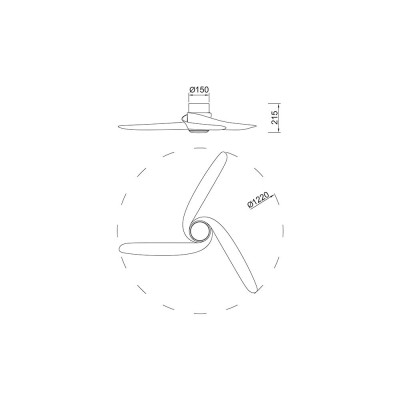 Ventilador Mod. GROENLAND M de MANTRA en Blanco/Madera | LuzAlcala.com