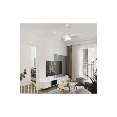 Ventilador Mod. INFINITY FAN de MANTRA en blanco | LuzAlcala.com