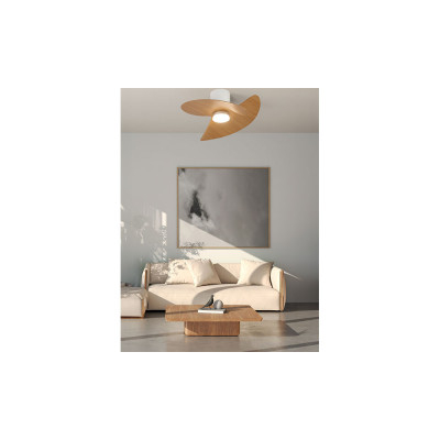 Ventilador Mod. ONA de MANTRA en blanco/madera | LuzAlcala.com