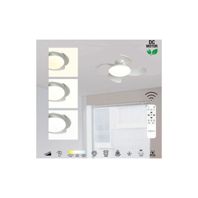 Ventilador Mod. ALOHA II de MANTRA en blanco | LuzAlcala.com