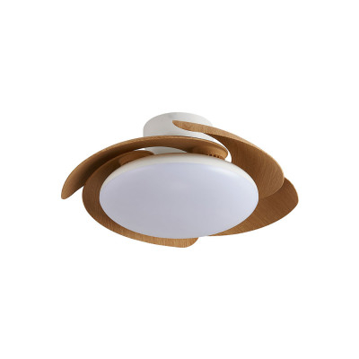 Ventilador Mod. ALOHA II de MANTRA en blanco/madera | LuzAlcala.com