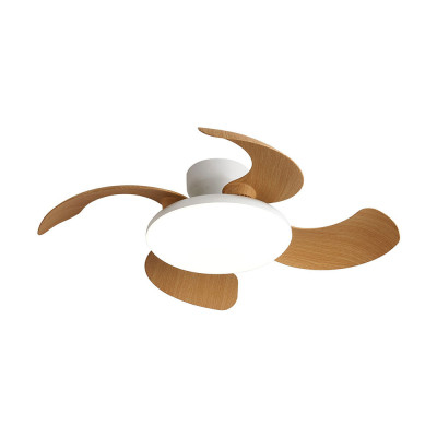 Ventilador Mod. ALOHA II de MANTRA en blanco/madera | LuzAlcala.com