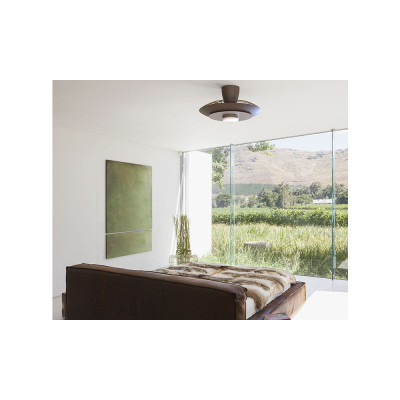 Ventilador Kyoto de MANTRA en café/níquel cepillado | LuzAlcala.com