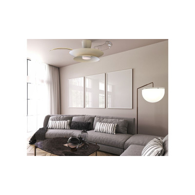 Ventilador Mod. PATAGONIA MANTRA Blanco | LuzAlcala.com