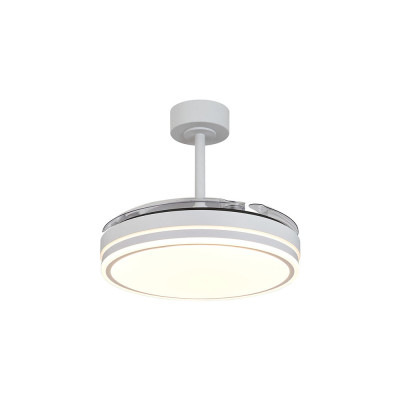 Ventilador Mod. LUNA M de MANTRA en blanco | Luz Alcalá