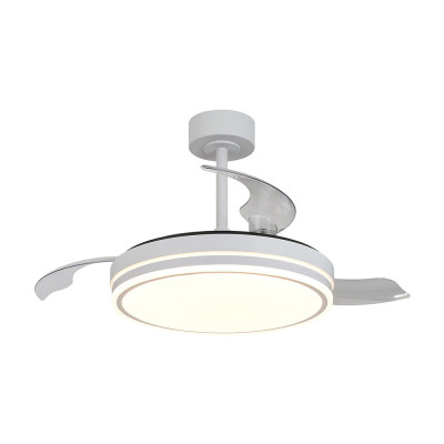 Ventilador Mod. LUNA M de MANTRA en blanco | Luz Alcalá