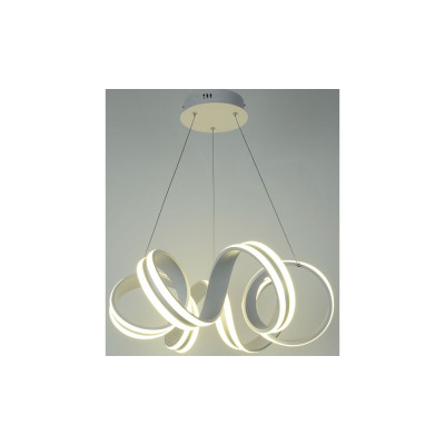 Lámpara blanca colección DOBLE CURVA LED | LuzAlcala.com