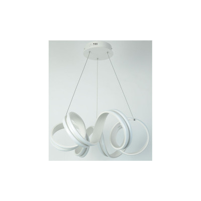 Lámpara blanca colección DOBLE CURVA LED | LuzAlcala.com