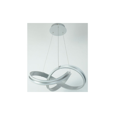 Lámpara cromo colección DOBLE CURVA LED | LuzAlcala.com